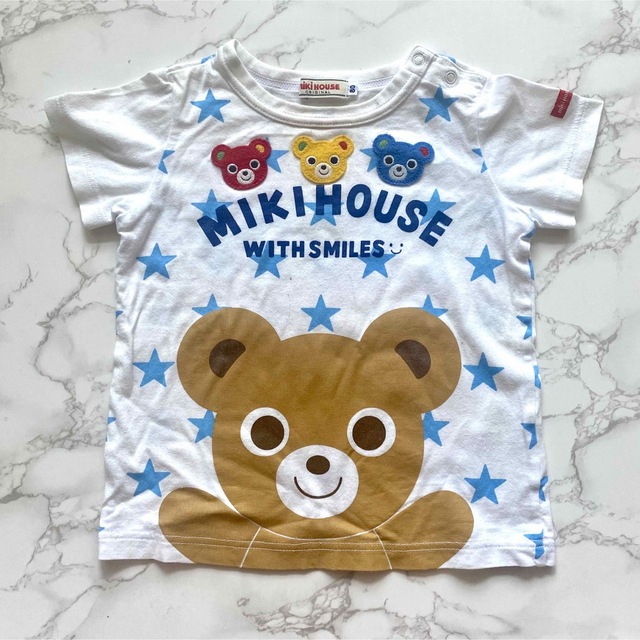 mikihouse(ミキハウス)の【3点セット】miki HOUSE★男の子　80サイズ　Tシャツ　パンツ　3枚組 キッズ/ベビー/マタニティのキッズ服男の子用(90cm~)(Tシャツ/カットソー)の商品写真