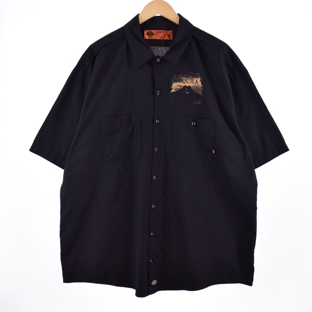 Dickies(ディッキーズ)の古着 ディッキーズ Dickies バックプリント 半袖 ワークシャツ メンズXXL /eaa337906 メンズのトップス(シャツ)の商品写真