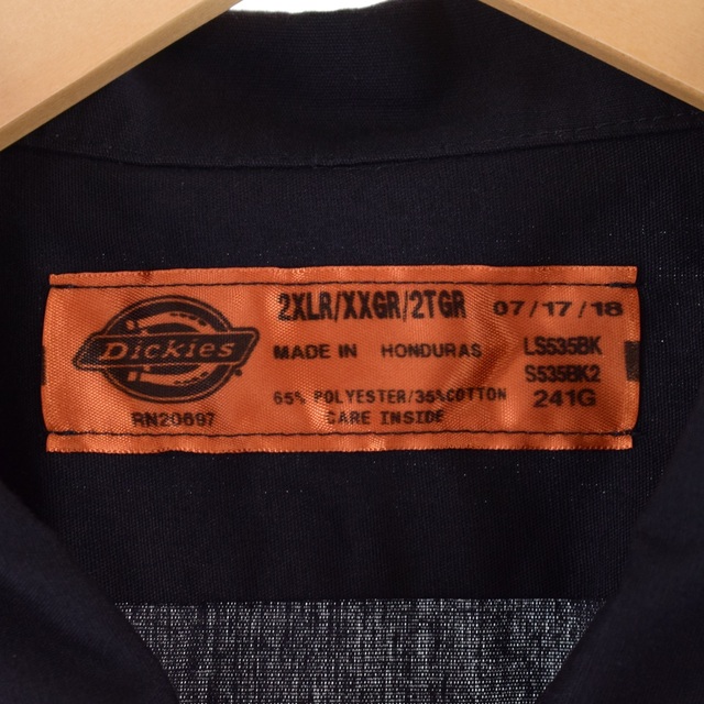 Dickies(ディッキーズ)の古着 ディッキーズ Dickies バックプリント 半袖 ワークシャツ メンズXXL /eaa337906 メンズのトップス(シャツ)の商品写真