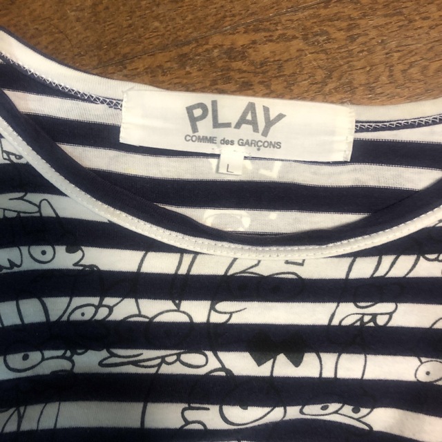 COMME des GARCONS(コムデギャルソン)のPLAY COMME des GARCONS_ロングTシャツ メンズのトップス(Tシャツ/カットソー(七分/長袖))の商品写真