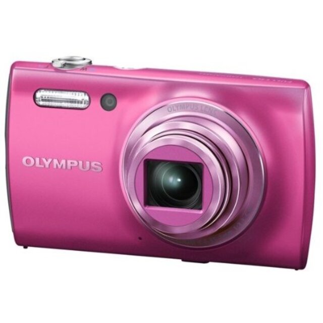 OLYMPUS デジタルカメラ VH-510 ピンク iHSテクノロジー 1200万画素 裏面照射型CMOS 光学8倍ズーム DUAL IS ハイビジョンムービー 3.0型LCD 3Dフ tf8su2k