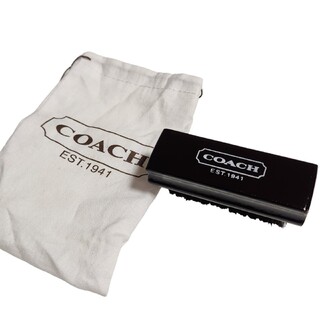 コーチ(COACH)の未使用品　コーチ　レザーケア　ブラシ　袋付き(折り財布)