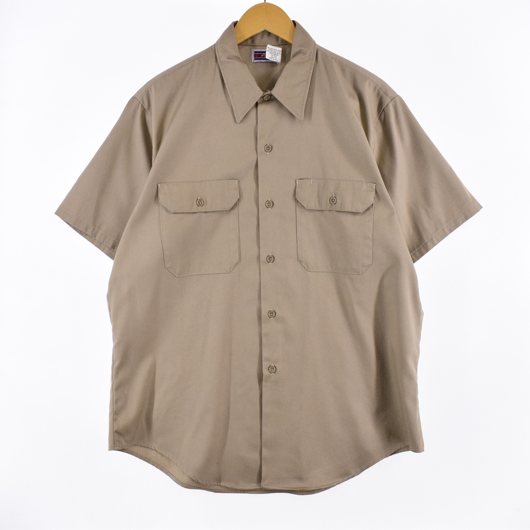 80年代 ビッグマック BIG MAC 半袖 ワークシャツ メンズXL ヴィンテージ /eaa335739