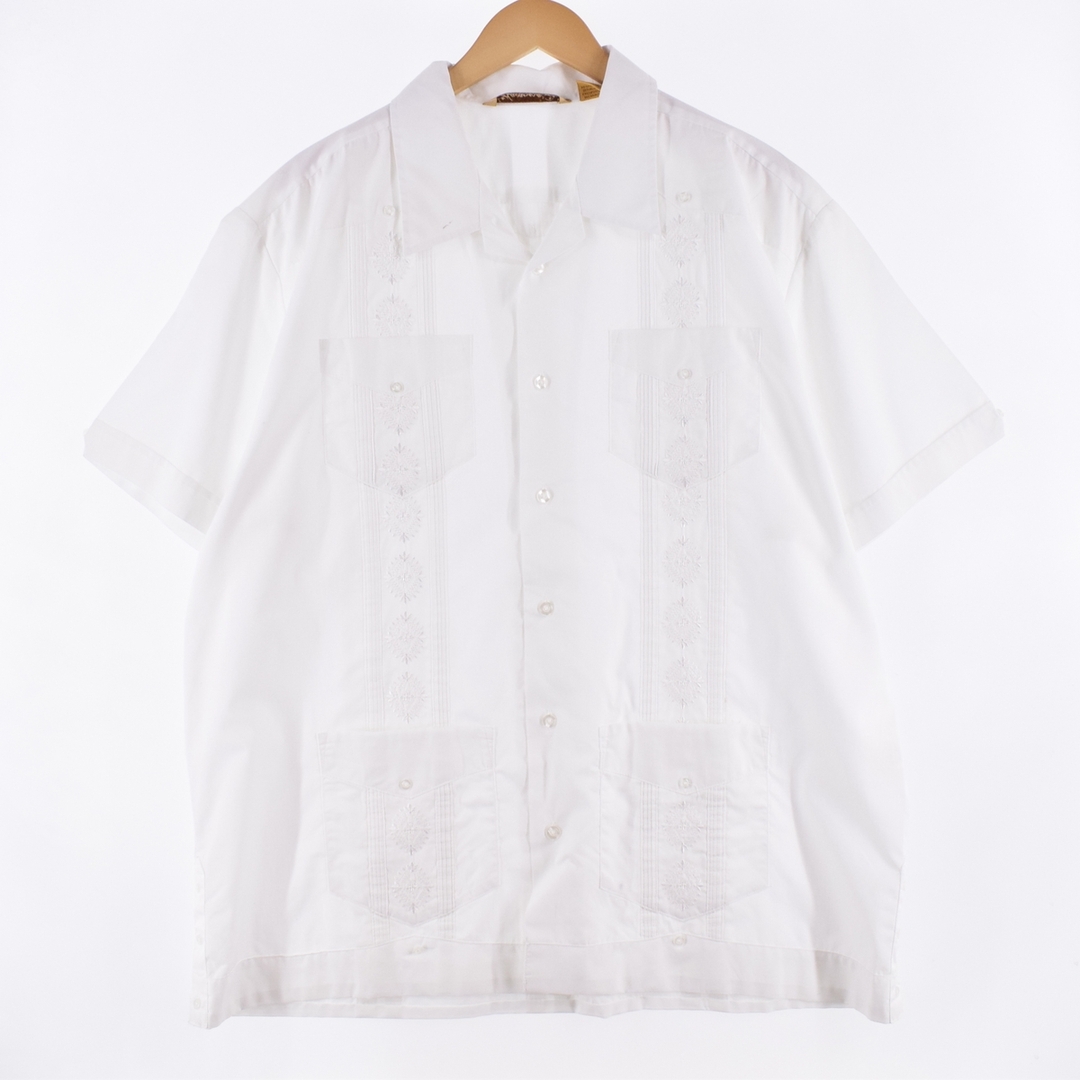 The Havanera Shirt Co. 半袖 オープンカラー メキシカンシャツ キューバシャツ メンズXXL /eaa336386