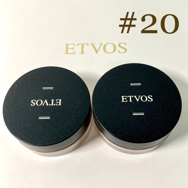 ETVOS(エトヴォス)のetvos エトヴォス マットスムースミネラルファンデーション #20 2個 コスメ/美容のベースメイク/化粧品(ファンデーション)の商品写真