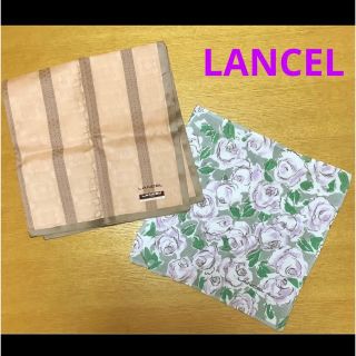 ランセル(LANCEL)のLANCEL     ハンカチ　2枚セット　大判ハンカチ＋タオルハンカチ(ハンカチ)