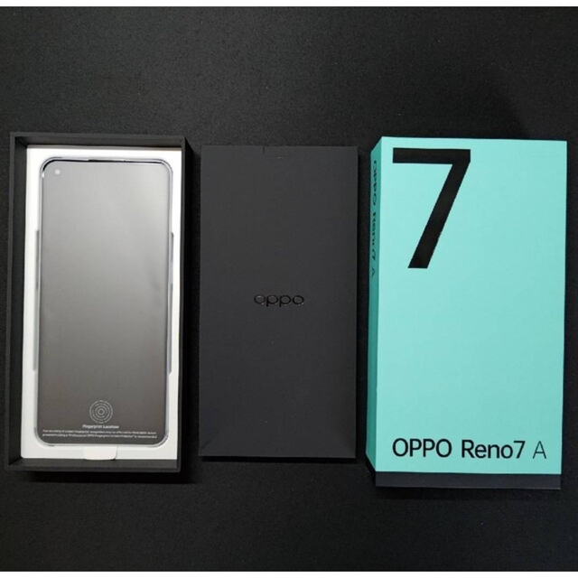 【新品未開封】ノンキャリア版 OPPO Reno7 A スターリーブラック