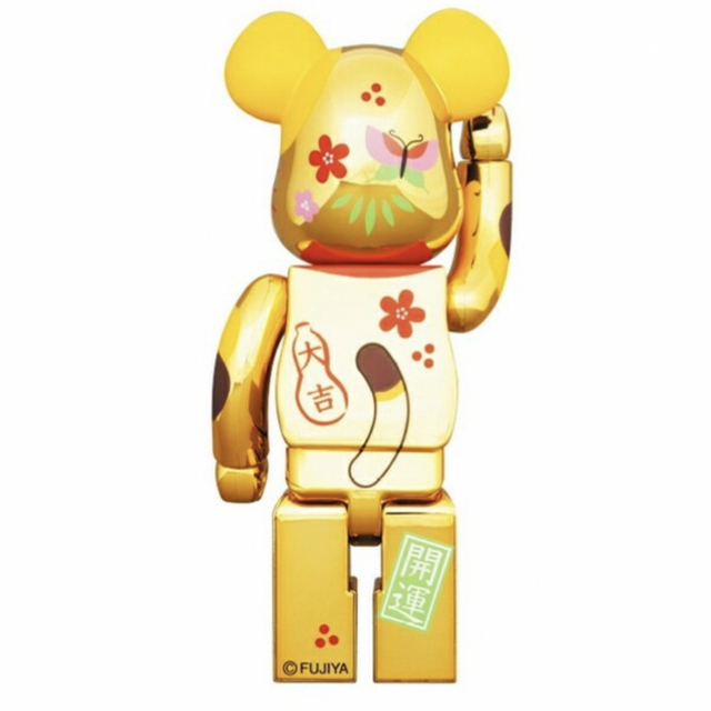 BE@RBRICK - BE@RBRICK 招き猫 ペコちゃん 福 金メッキ 1000% 新品の