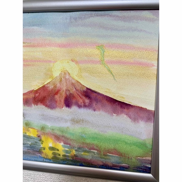 現品限り一斉値下げ! 開運絵画 富士山 ダイヤモンド富士 金運 mt.fuji
