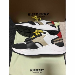 BURBERRY - バーバリー スニーカー 27cm 美品の通販 by タクミ2344's ...