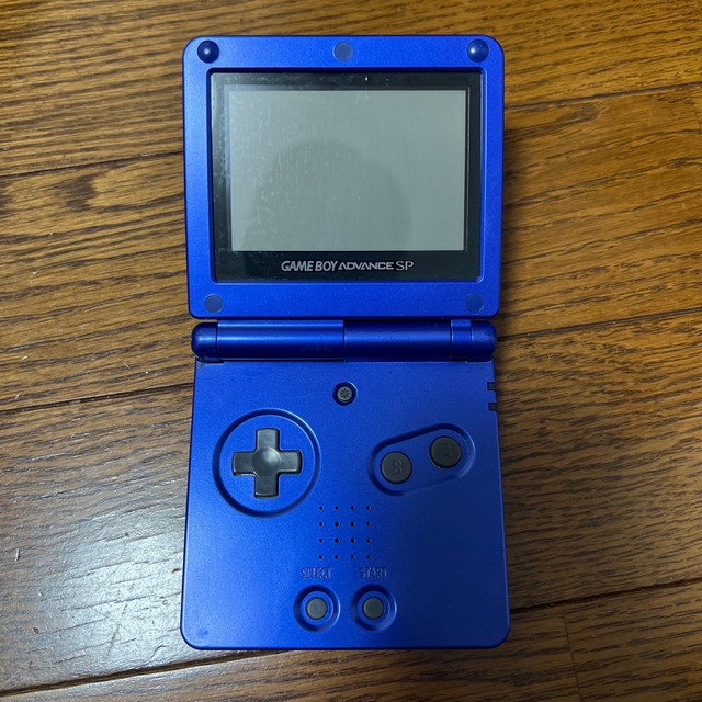 【液晶美品】ゲームボーイアドバンスSP パープル　本体 GBASP