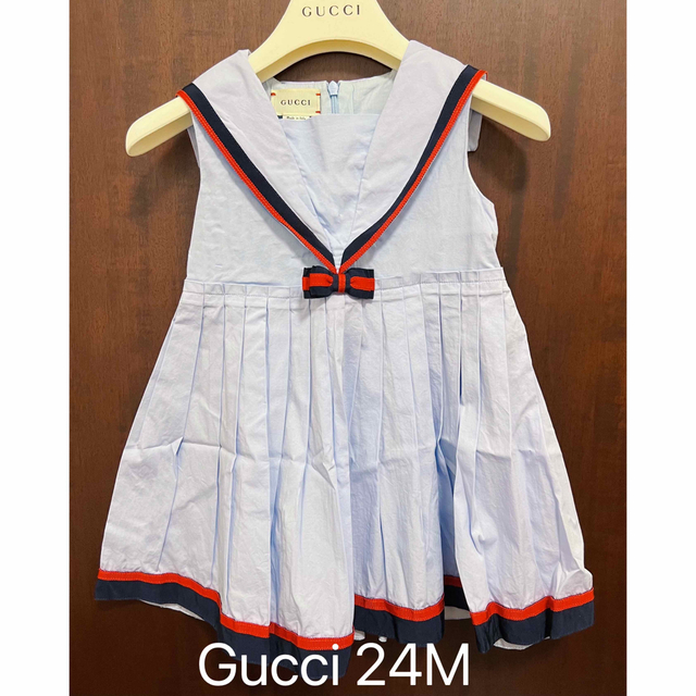 Gucci(グッチ)の美品　Gucci Baby 24m キッズ/ベビー/マタニティのキッズ服女の子用(90cm~)(ワンピース)の商品写真