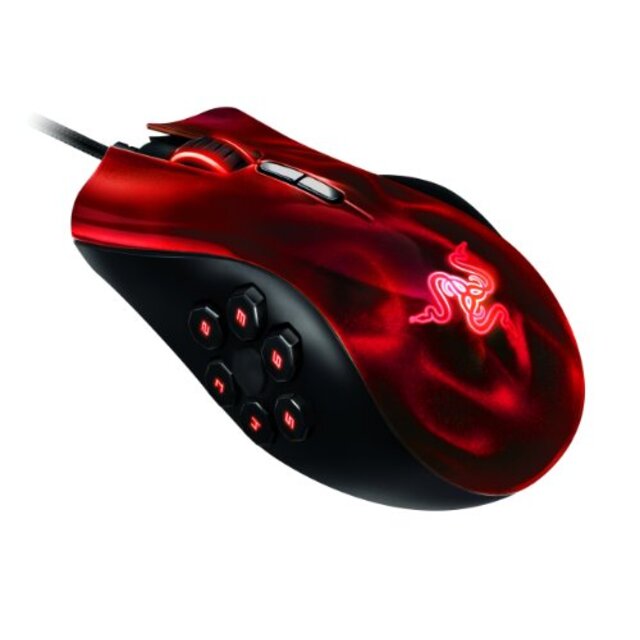 Razer ゲーミングマウス Naga Hex Wraith Red Edition RZ01-00750200-R3U1 tf8su2k