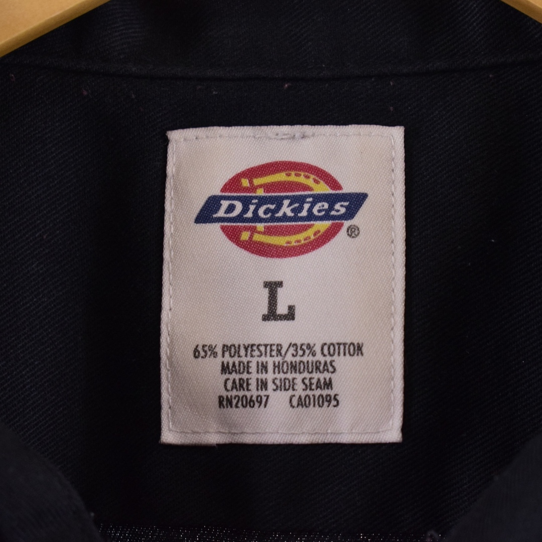 Dickies(ディッキーズ)の古着 ディッキーズ Dickies 両面プリント 半袖 ワークシャツ メンズXL /eaa336077 メンズのトップス(シャツ)の商品写真