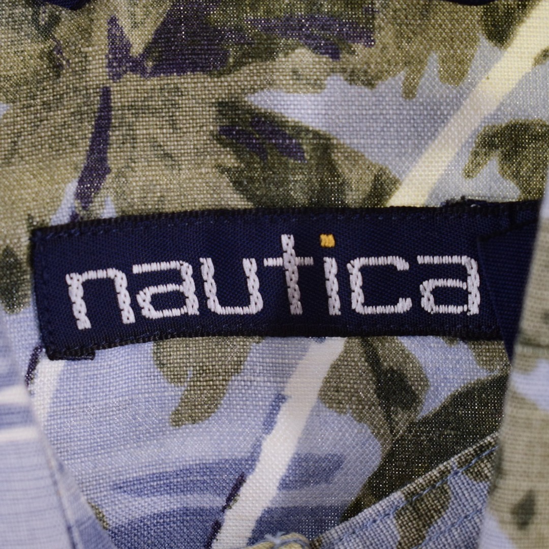 NAUTICA(ノーティカ)の古着 ノーティカ NAUTICA 総柄 ハワイアンアロハシャツ メンズXL /eaa334437 メンズのトップス(シャツ)の商品写真