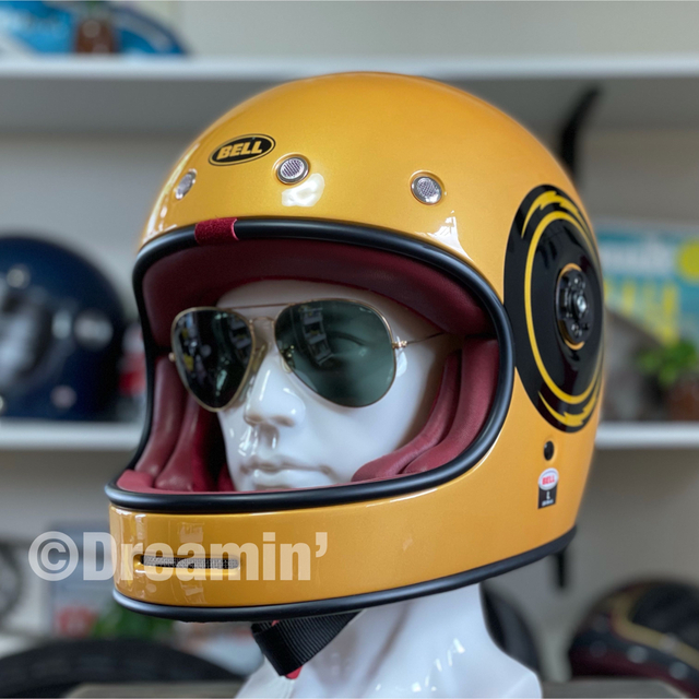 US BELL BULLITT ベル ブリット リバーブ ブラック&レッド/XL