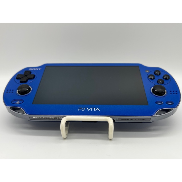 PlayStation Vita(プレイステーションヴィータ)の【完品】PlayStation Vita PCH-1000 ブルー 本体 PS エンタメ/ホビーのゲームソフト/ゲーム機本体(携帯用ゲーム機本体)の商品写真