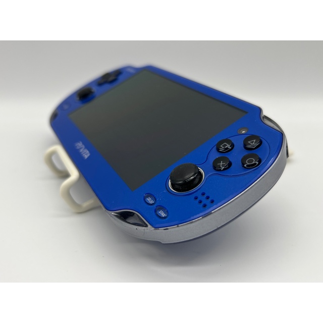 PlayStation Vita(プレイステーションヴィータ)の【完品】PlayStation Vita PCH-1000 ブルー 本体 PS エンタメ/ホビーのゲームソフト/ゲーム機本体(携帯用ゲーム機本体)の商品写真