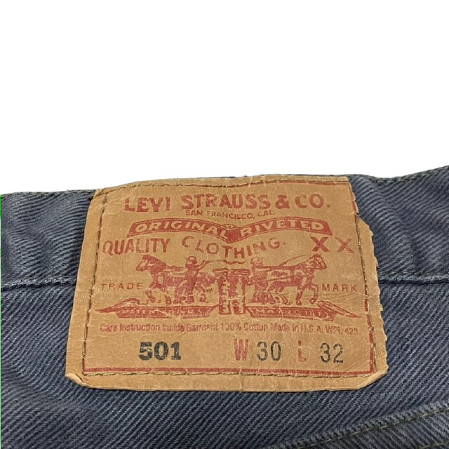 Levi's(リーバイス)の【Levis 501】希少 90年代 USA製 ブラックデニムパンツ A-781 メンズのパンツ(デニム/ジーンズ)の商品写真