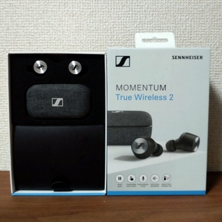 ゼンハイザー(SENNHEISER)のMOMENTUM True Wireless 2 M3IETW2 BLACK(ヘッドフォン/イヤフォン)