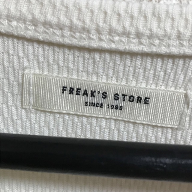 FREAK'S STORE(フリークスストア)のフリークスストア　 サーマル 長袖Tシャツ  ホワイト メンズのトップス(Tシャツ/カットソー(七分/長袖))の商品写真