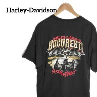 ハーレーダビッドソン(Harley Davidson)の古着　ハーレーダビットソン　両面プリント Tシャツ(Tシャツ/カットソー(半袖/袖なし))