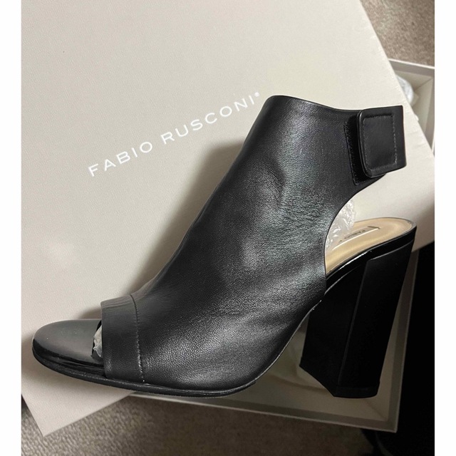 定価2.9万 FABIO RUSCONI シュリンク レザー サンダル 36