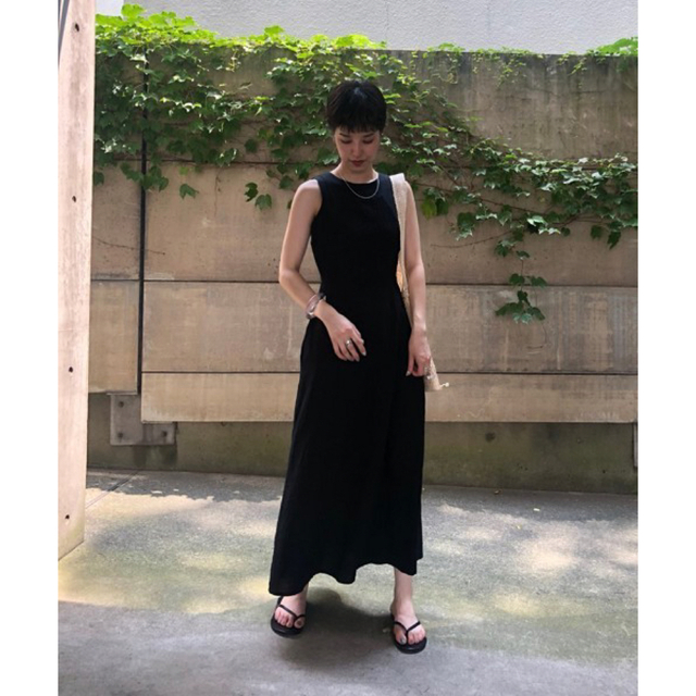 TODAYFUL(トゥデイフル)のトゥデイフルバックオープンワンピース黒size38 レディースのワンピース(ロングワンピース/マキシワンピース)の商品写真