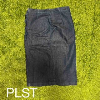 プラステ(PLST)のPLST デニムスカート(ひざ丈スカート)