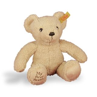 【中古】Steiff (シュタイフ)製"My First Steiff Teddy Bear" (マイ・ファースト・シュタイフ・テディベア ベージュ) 24cm (UK・USA Steiff限定) tf8su2k(その他)