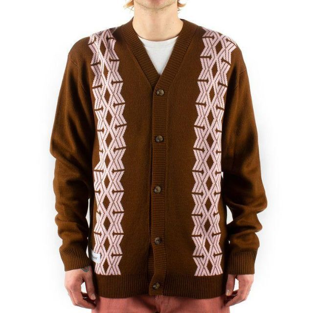 バター バターグッズ カーディガン 新品 タグ付き ブラウン BROWN Lの