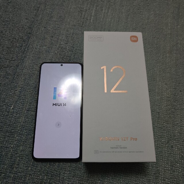 xiaomi 12t pro　グローバル版　ブラック　RAM12gb オマケ多数