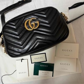 グッチ(Gucci)のGUCCI GCマーモント ショルダーバッグ(ショルダーバッグ)