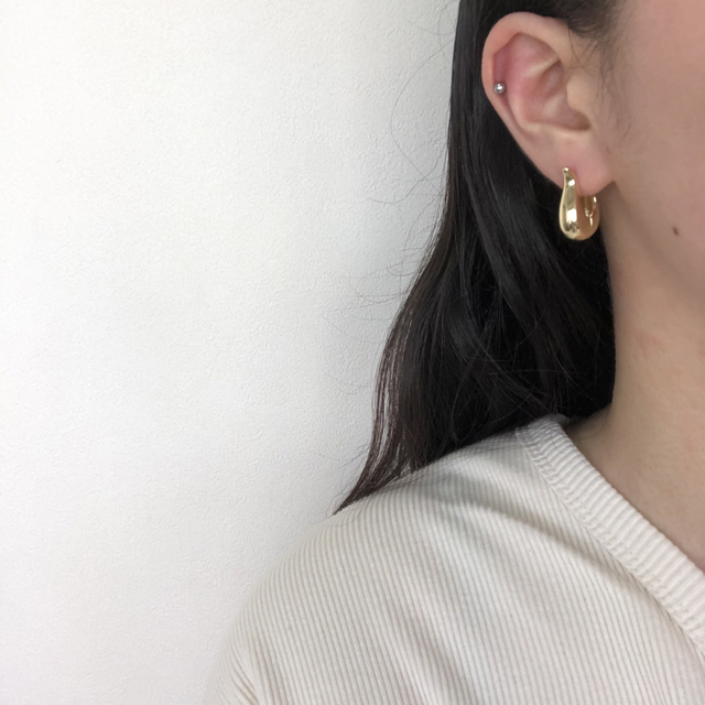 TODAYFUL(トゥデイフル)のN-202 tulip drop pierce gold レディースのアクセサリー(ピアス)の商品写真