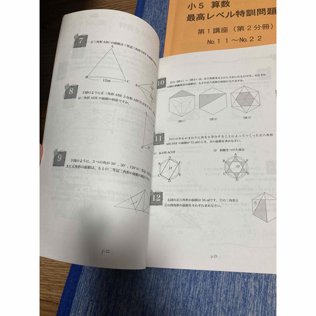 浜学園　小5 算数　最高レベル特訓　問題集