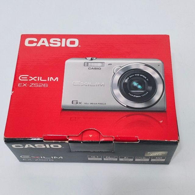 動作品 CASIO EXILIM EX-ZS26 コンパクトデジカメ