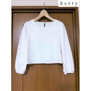 ケティ(ketty)の新品同様kettyケティ★レース切替ポンチトップス(カットソー(長袖/七分))