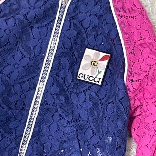 新品・タグ付★ GUCCI★グッチ★バイカラーメッシュジャケット★キッズ★90