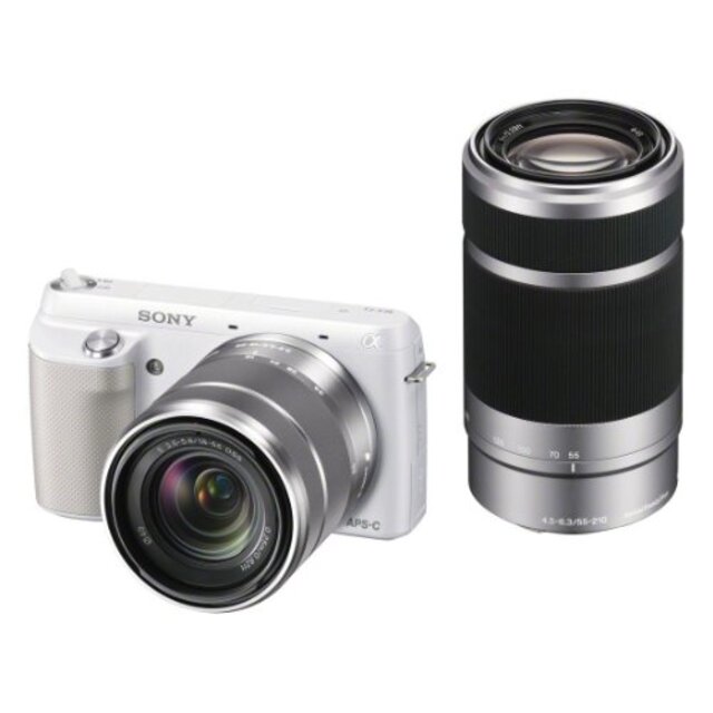 ソニー デジタル一眼カメラ「NEX-F3」ダブルレンズキット（ホワイト）SONY NEX-F3 NEX-F3Y-W i8my1cf