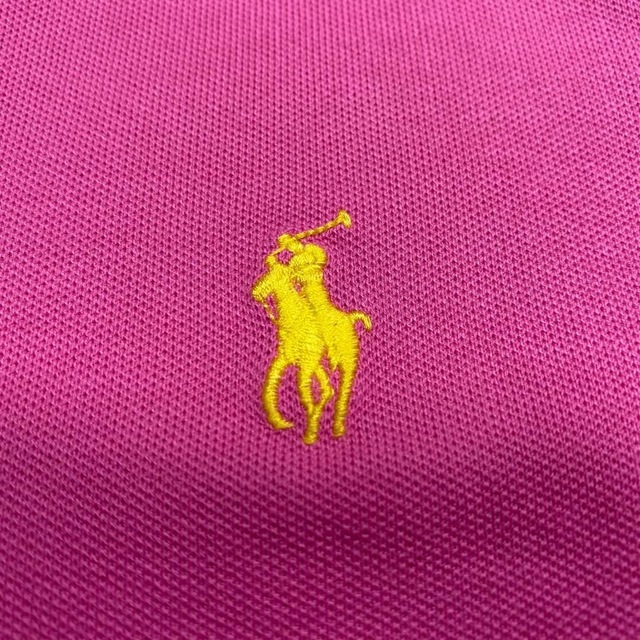 POLO RALPH LAUREN(ポロラルフローレン)のポロラルフローレン ポロシャツ レディース サイズXS ピンク ワンポイントロゴ レディースのトップス(ポロシャツ)の商品写真