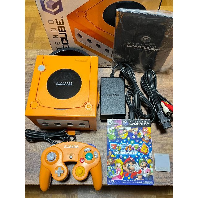 任天堂 ゲームキューブ GAMECUBE 本体 オレンジ 動作確認済み 箱セット ...