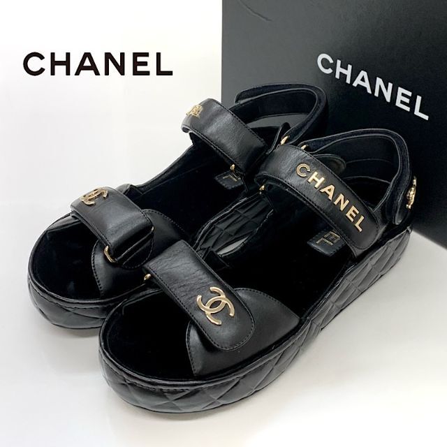 CHANEL デザイン サンダル 極美品 ♡36