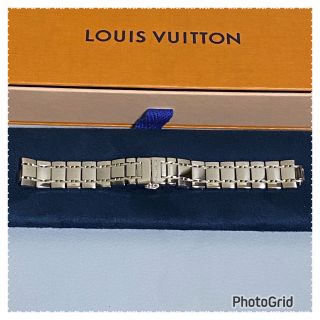 ルイヴィトン(LOUIS VUITTON)の【正規品・美品】ルイヴィトン　時計　ステンレス　ベルト　レディース　Sサイズ(腕時計)