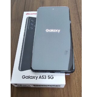 ギャラクシー(Galaxy)のGalaxy A53 黒 SIMフリー(スマートフォン本体)