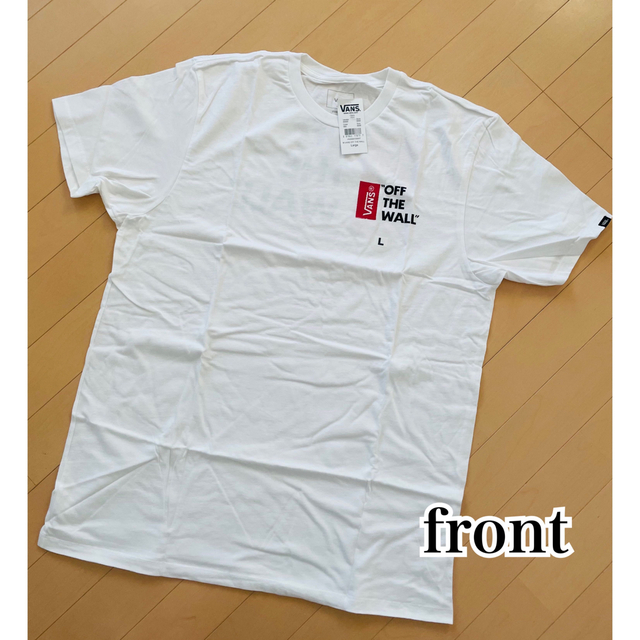 VANS(ヴァンズ)の新品　VANS 半袖　Tシャツ　L バックプリント  オフザウォール メンズのトップス(Tシャツ/カットソー(半袖/袖なし))の商品写真