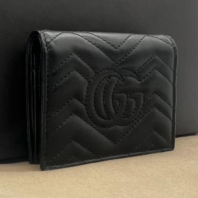 Gucci - g1 グッチ 折財布 マーモント キルティング 名刺入れ カード