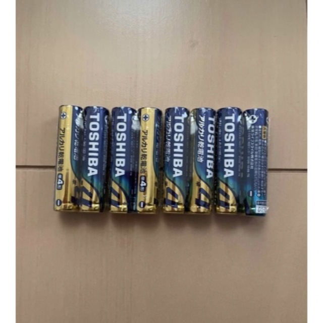 【新品未使用】単4電池　アルカリ乾電池8本（2本×4パック）501円送料込み