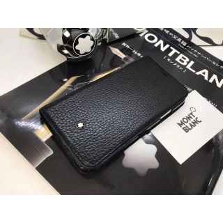 MONTBLANC - 稀少完売入手困難品！☆iPhoneX・XS用本革スマホケース