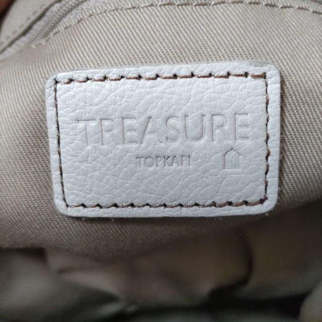 TREASURE TOPKAPI(トレジャートプカピ)のTOPKAPI TREASURE トプカピ ショルダーバッグ レザー 白 レディースのバッグ(ハンドバッグ)の商品写真