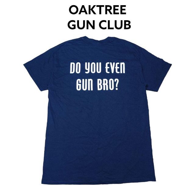 タグ付　GILDAN　ビッグプリント　Tシャツ　OAKTREE GUN CLUB